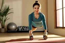 题，居家健身新风尚，快手操作，打造个性化健身计划