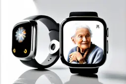 题，智能手表（老年款）银发族的贴心伴侣