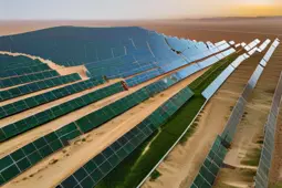 光伏沙漠电站，绿色能源的沙漠革命