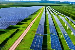 光伏小镇，绿色能源的现代典范