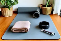 瑜伽垫与弹力带，提升健身效率的必备器材，以及打卡APP和热量计算器等辅助工具推荐