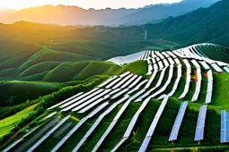 光伏山地电站，绿色能源与可持续发展的完美结合