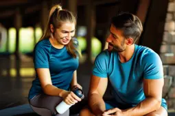 吃练结合成果，健身打卡训练营与教练答疑的坚持之旅