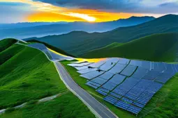 光伏山地电站，绿色能源的未来，覆盖全类型项目与多场景应用