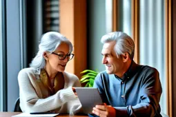 银发族智能生活安全指南，官方渠道办事，防范网络诈骗