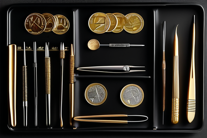 钱币镊子，藏品收纳与展示的必备工具