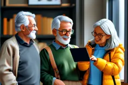 银发族的数字生活安全指南，官方渠道办事，防范网络诈骗