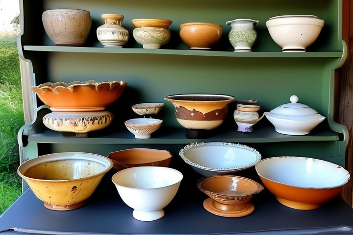 探索复古收藏的奥秘，老瓷碗的艺术与价值