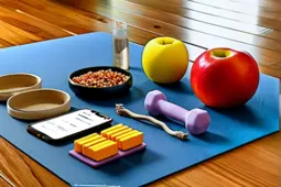 瑜伽垫、弹力带与打卡APP，打造高效健身计划，迈向减脂餐盘目标